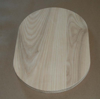 8" x 12" Double Slotted Flat Sided Oval